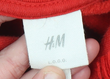 Mens UK Size S H&M Multicoloured Pullover Hoodie
