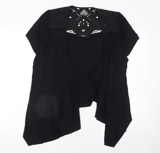 Womens UK Size 14 Marks and Spencer Black Cardigan Jumper
