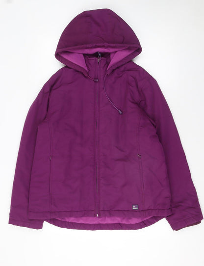 Womens UK Size 16 Maine New England Purple Puffer Jacket