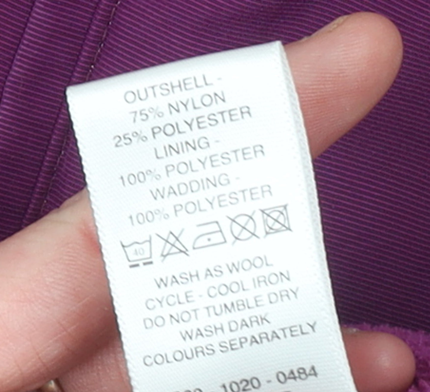 Womens UK Size 16 Maine New England Purple Puffer Jacket