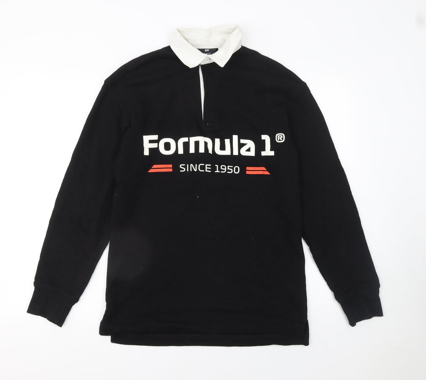 Womens UK Size XS H&M Black Pullover Sweatshirt