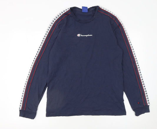 Mens UK Size L Champion Blue  T-Shirt