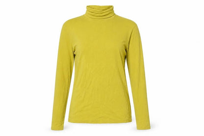 Womens UK Size S United Colors of Benetton Yellow Basic T-Shirt