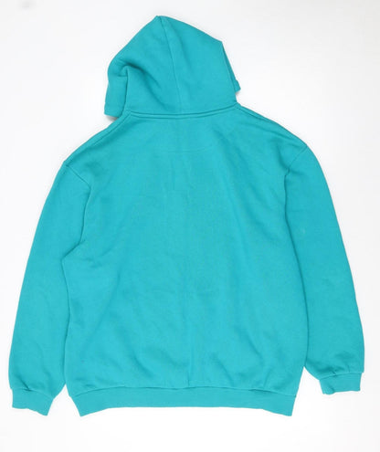 Mens UK Size S boohooMAN Blue Pullover Hoodie