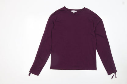 Womens UK Size 10 Red Herring Purple Pullover Sweatshirt