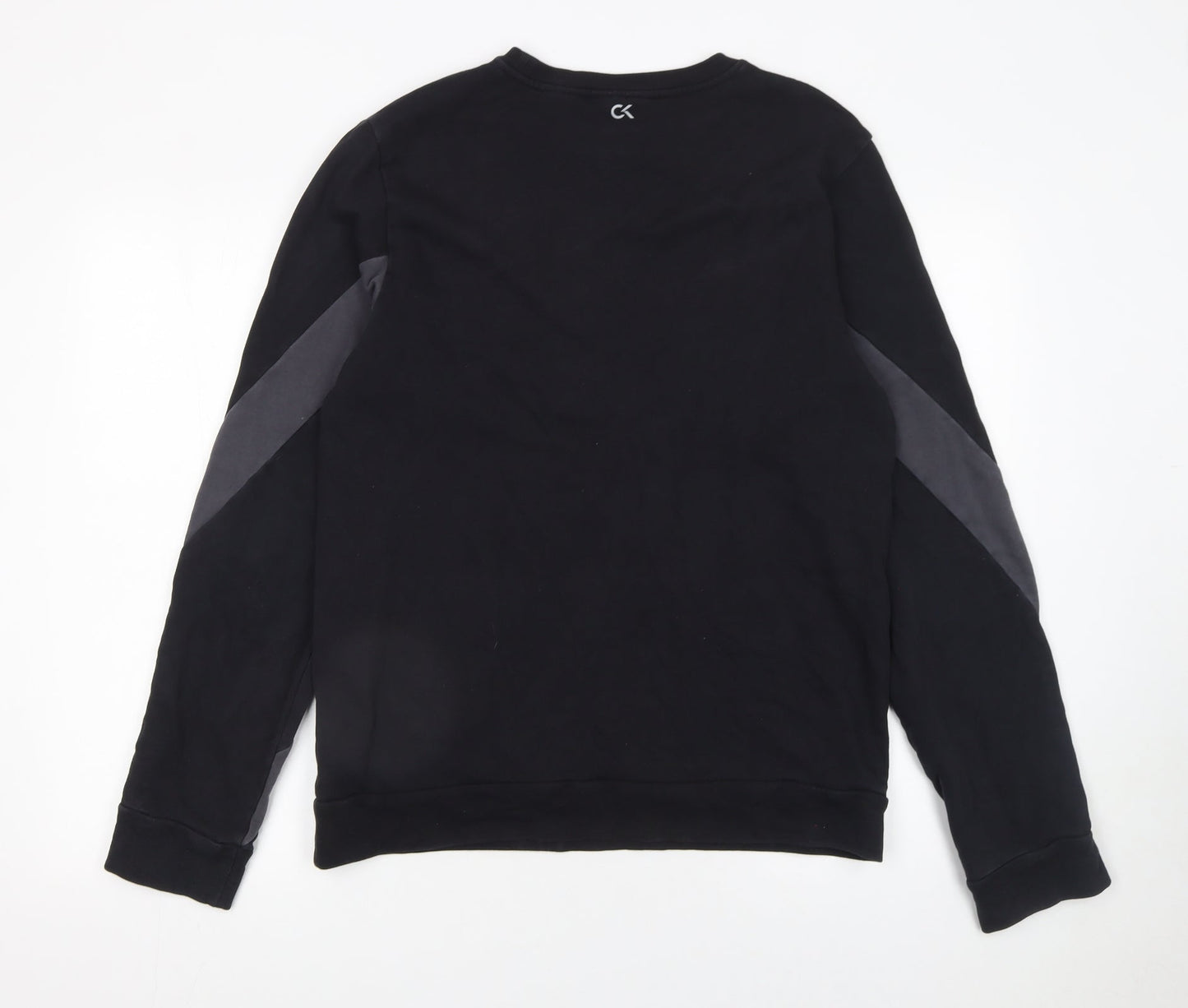 Mens UK Size M Calvin Klein Black Pullover Sweatshirt