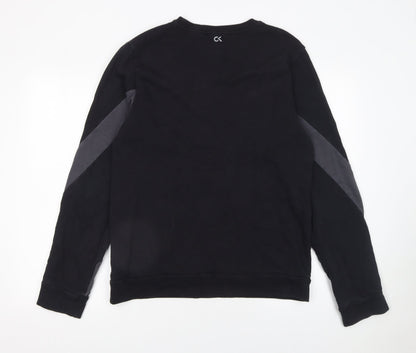 Mens UK Size M Calvin Klein Black Pullover Sweatshirt