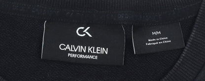 Mens UK Size M Calvin Klein Black Pullover Sweatshirt