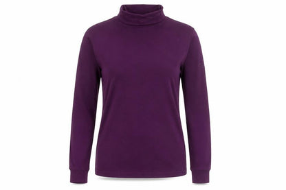 Womens UK Size S Cotton Traders Purple Basic T-Shirt