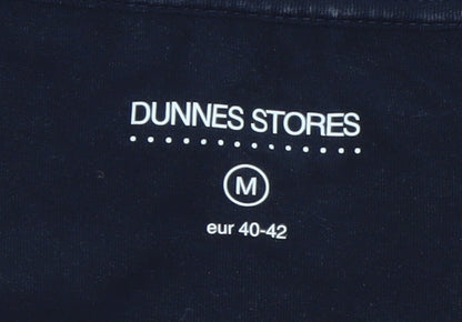 Womens UK Size 14 Dunnes Stores Blue Basic T-Shirt