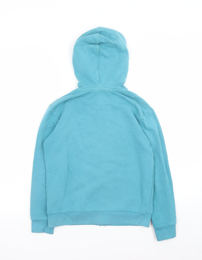 Boys UK Size 10 Years Okaidi Blue Full Zip Hoodie