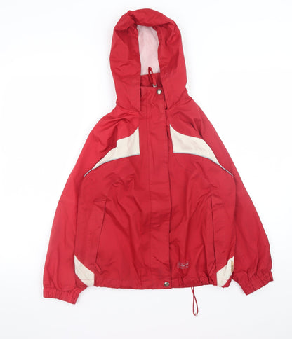Mens UK Size M Outburst Red Windbreaker Coat