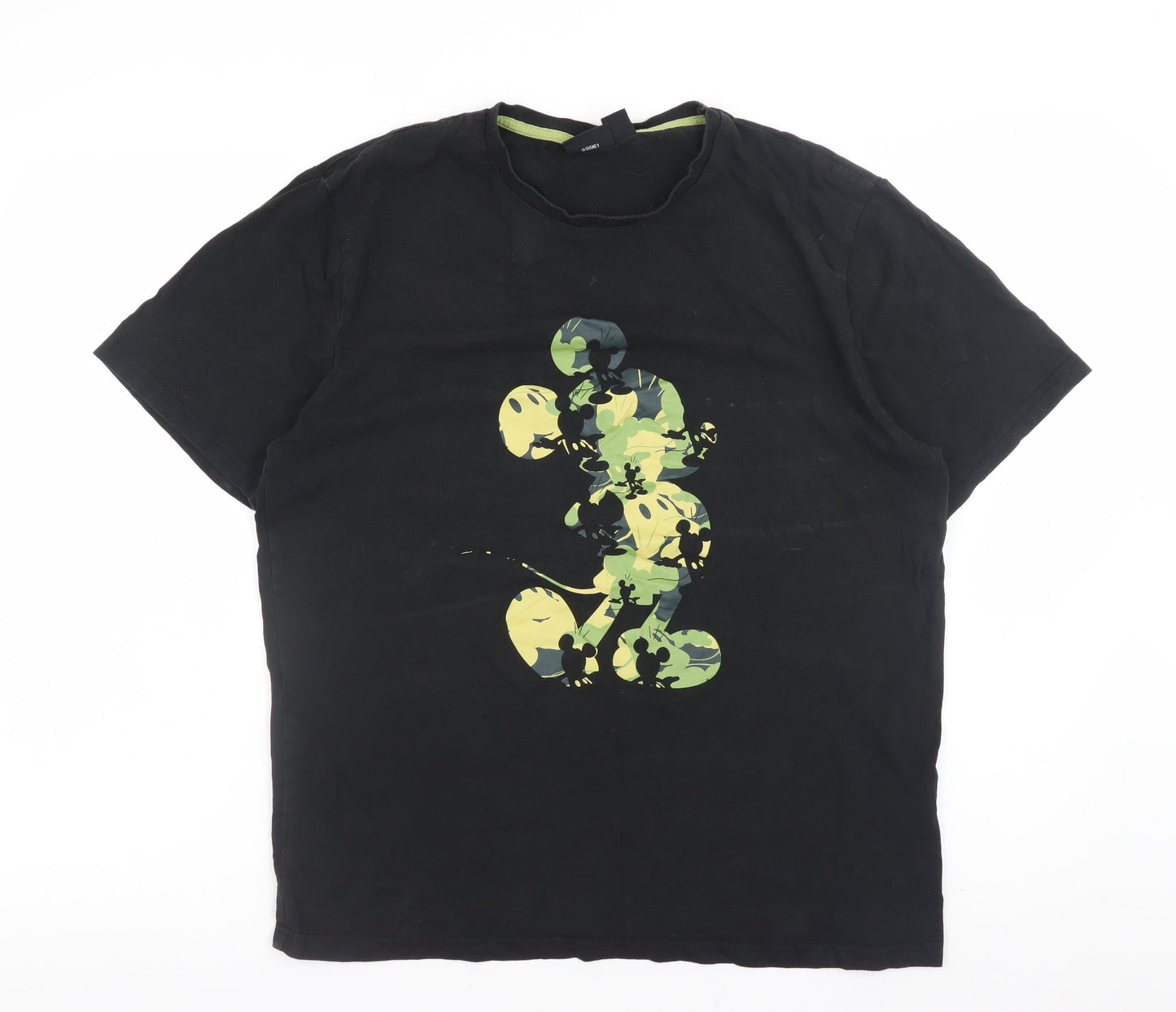 Womens UK Size L Disney Black Basic T-Shirt