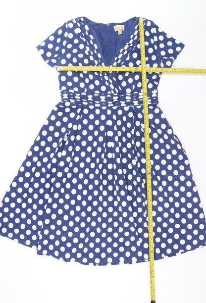 Womens UK Size 14 Lindy Bop Fit & Flare Dress