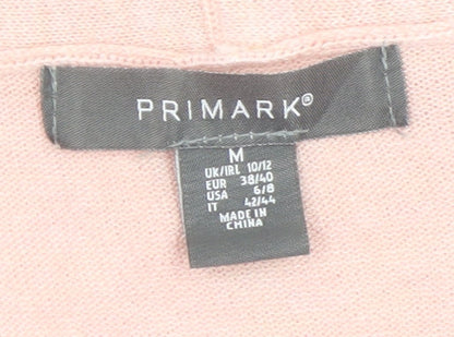 Womens UK Size M Primark Pink Cardigan Jumper