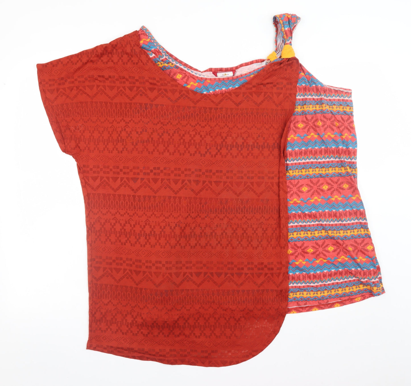 Womens UK Size 26 Joe Browns Red Tunic T-Shirt