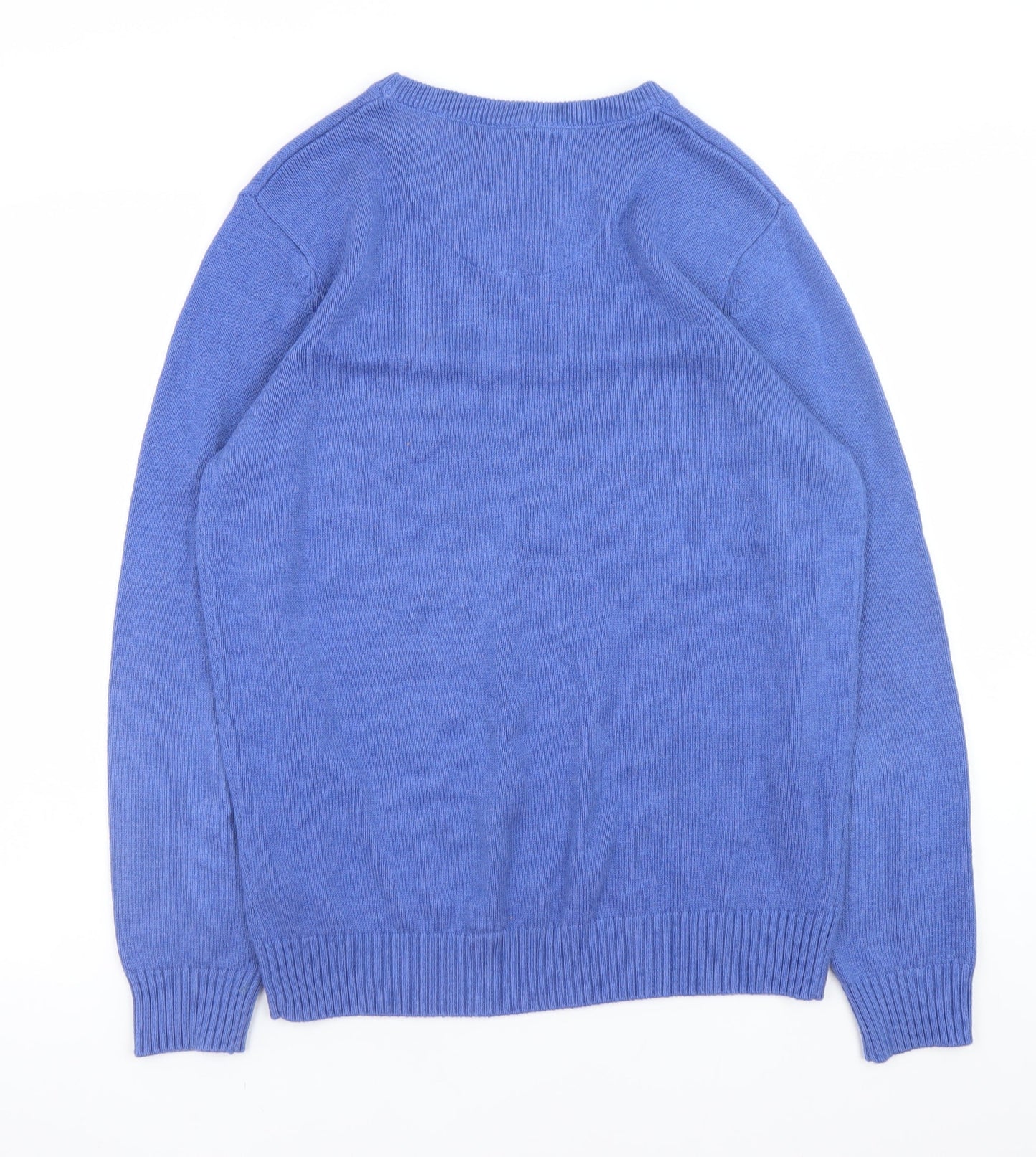 Mens UK Size M Maine New England Blue Pullover Jumper