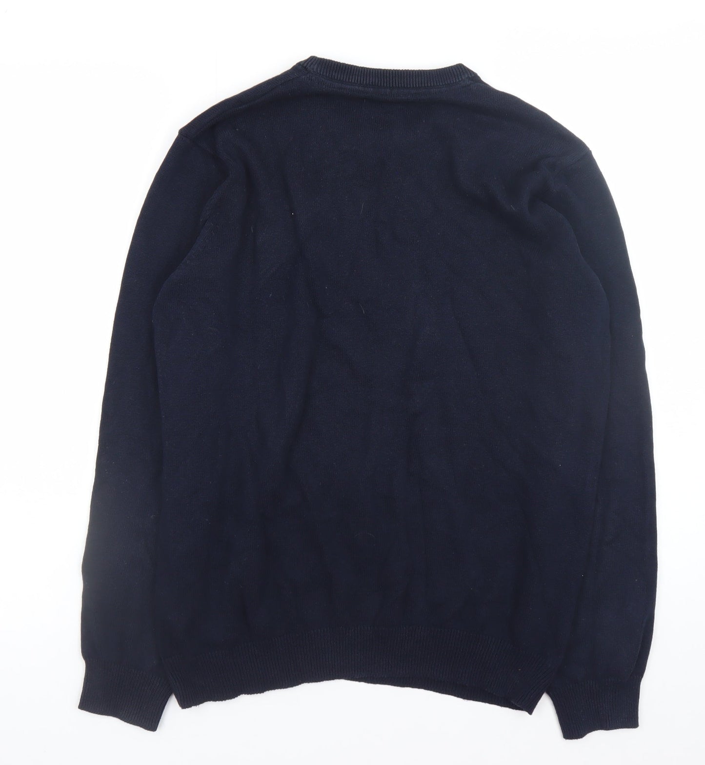 Mens UK Size M Dunnes Blue Pullover Jumper