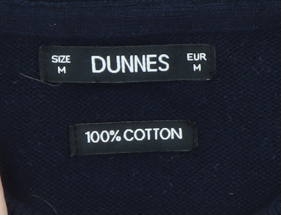 Mens UK Size M Dunnes Blue Pullover Jumper