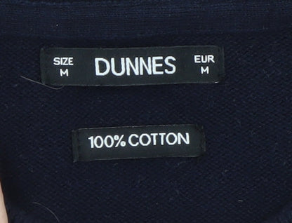 Mens UK Size M Dunnes Blue Pullover Jumper