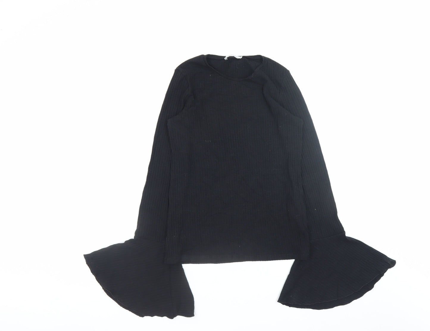 Womens UK Size S Zara Black Pullover Jumper