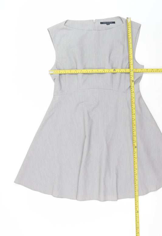 Womens UK Size 14 French Connection Fit & Flare Dress