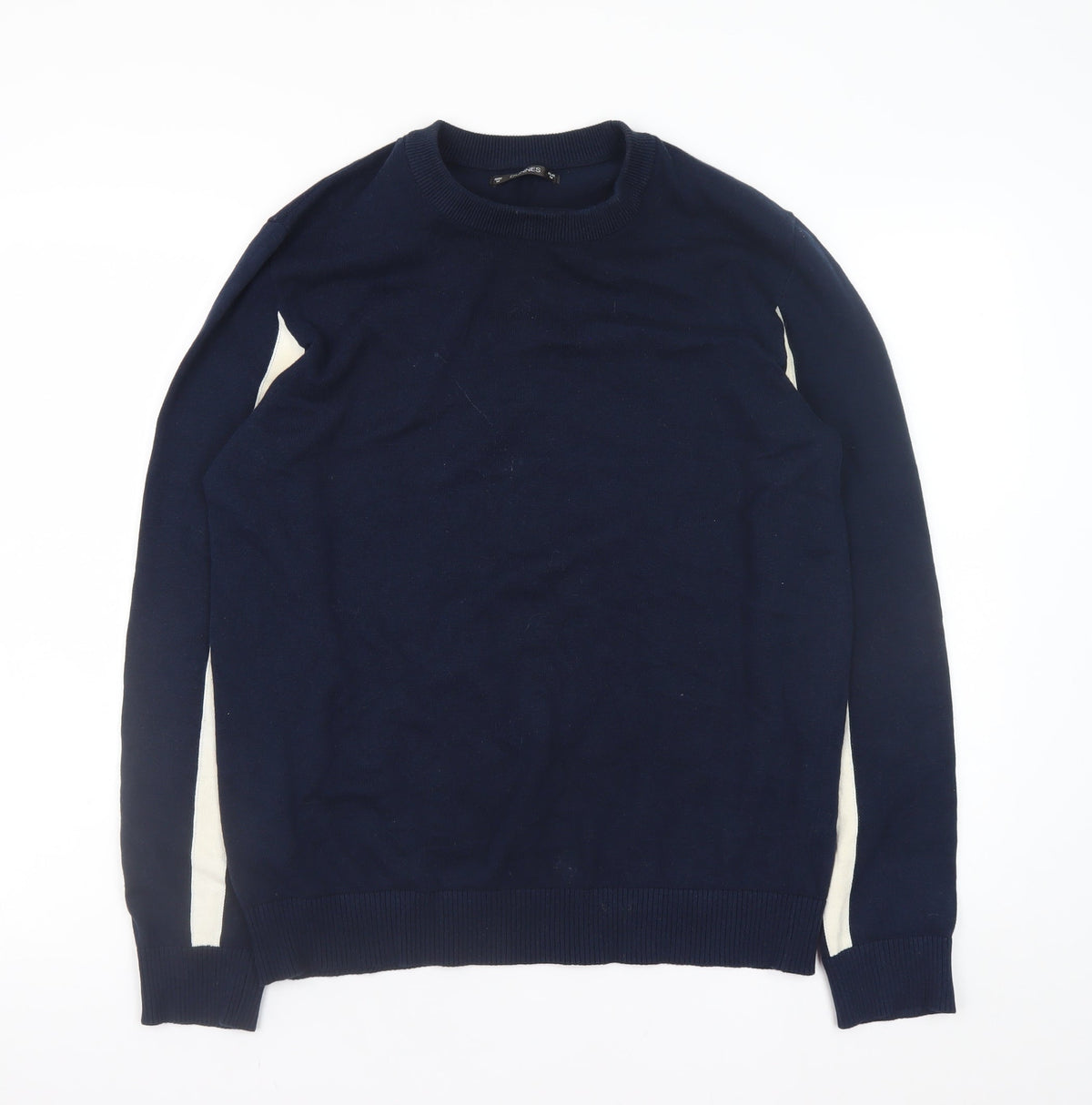 Mens UK Size M Dunnes Blue Pullover Jumper