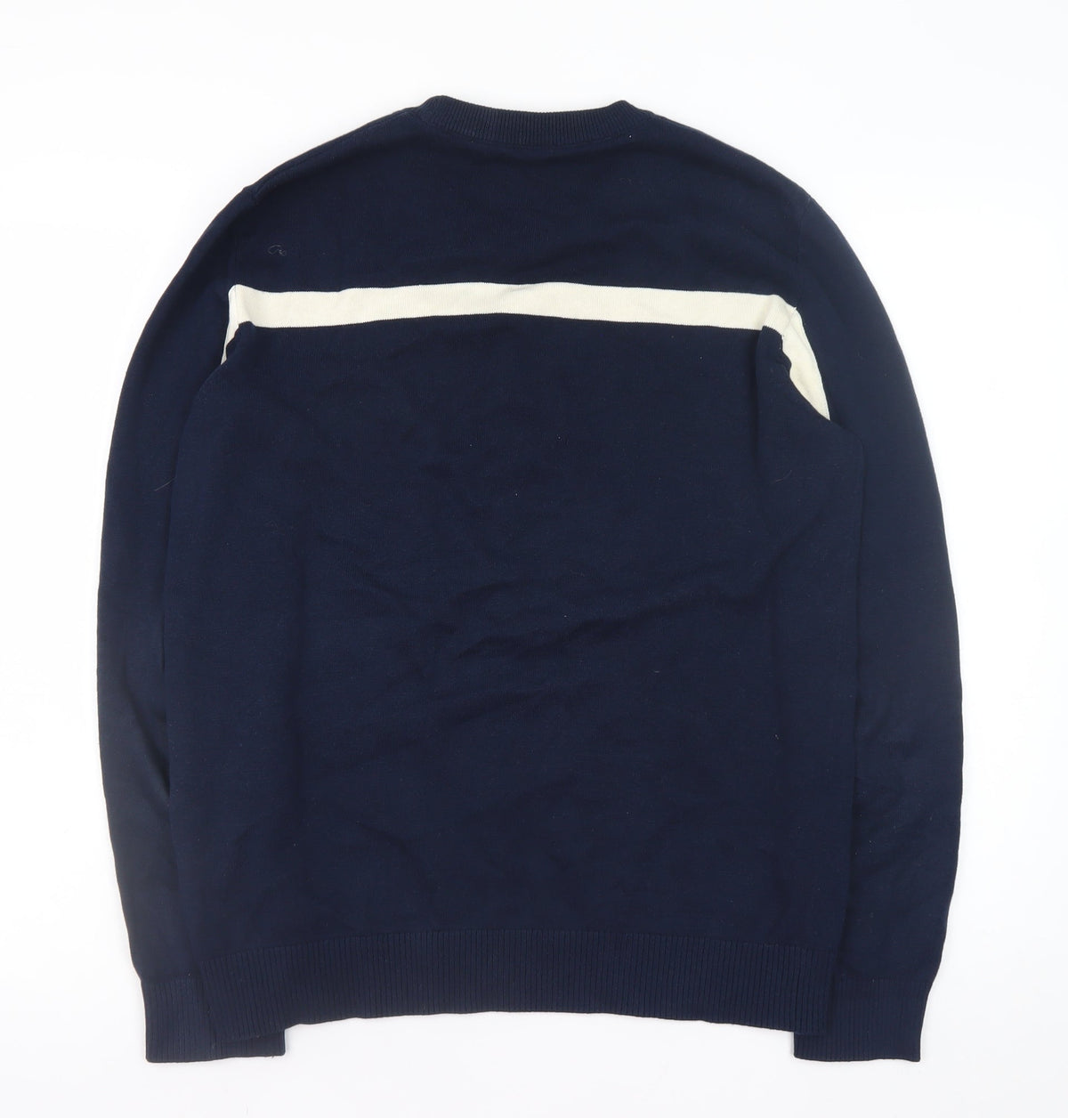 Mens UK Size M Dunnes Blue Pullover Jumper