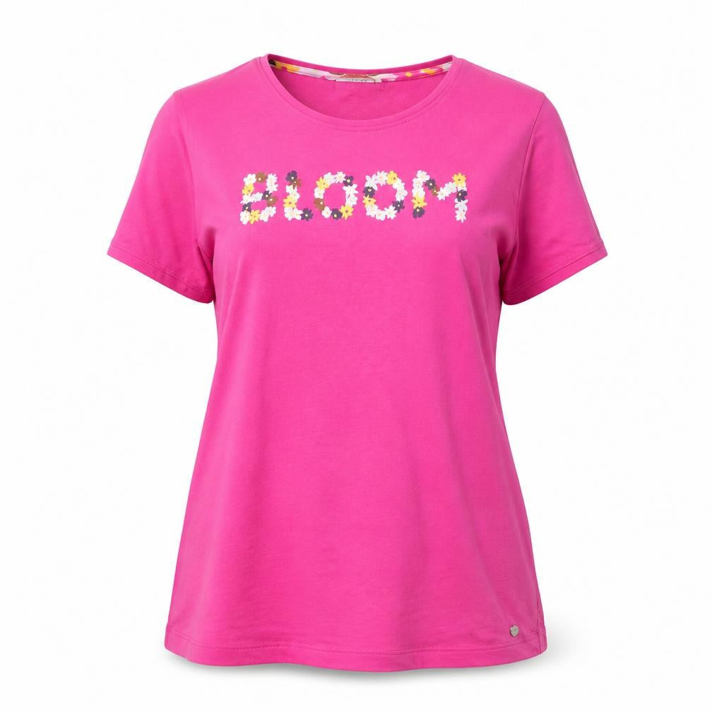 Womens UK Size 18 Rebelle by Pastunette Pink Basic T-Shirt