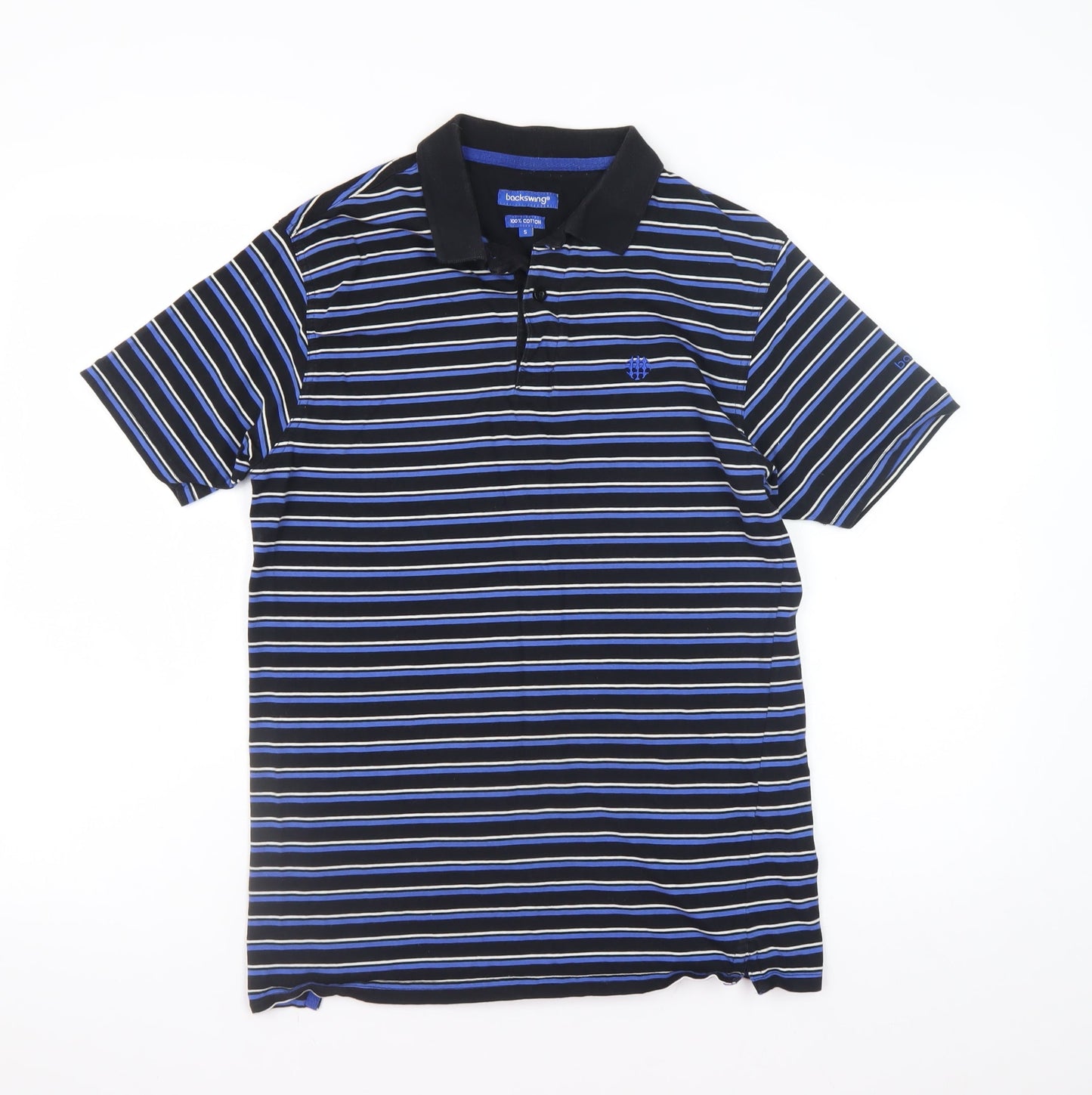 Mens UK Size S Backswing 100% Cotton Polo Shirt