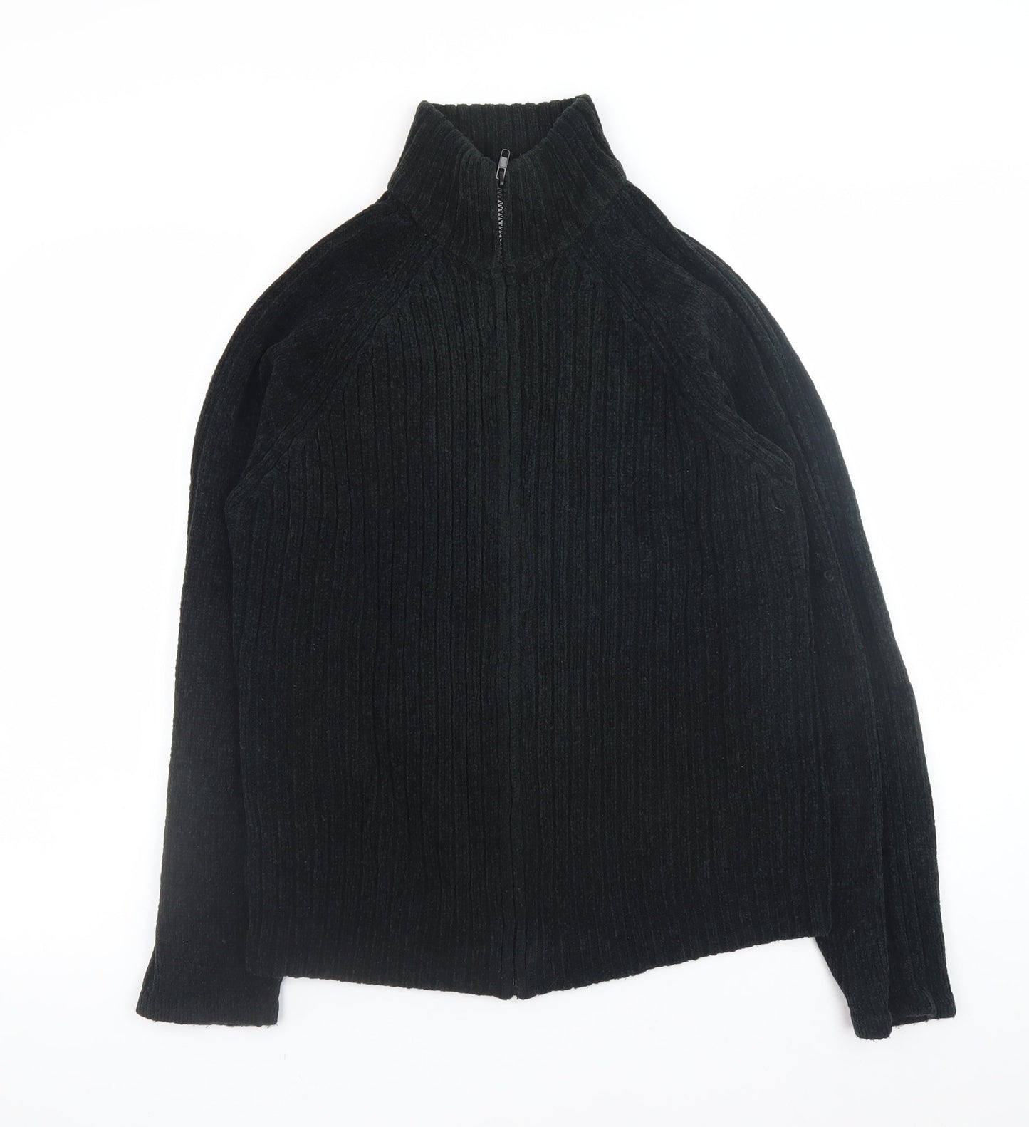 Mens UK Size S Dunnes Black Full Zip Jumper