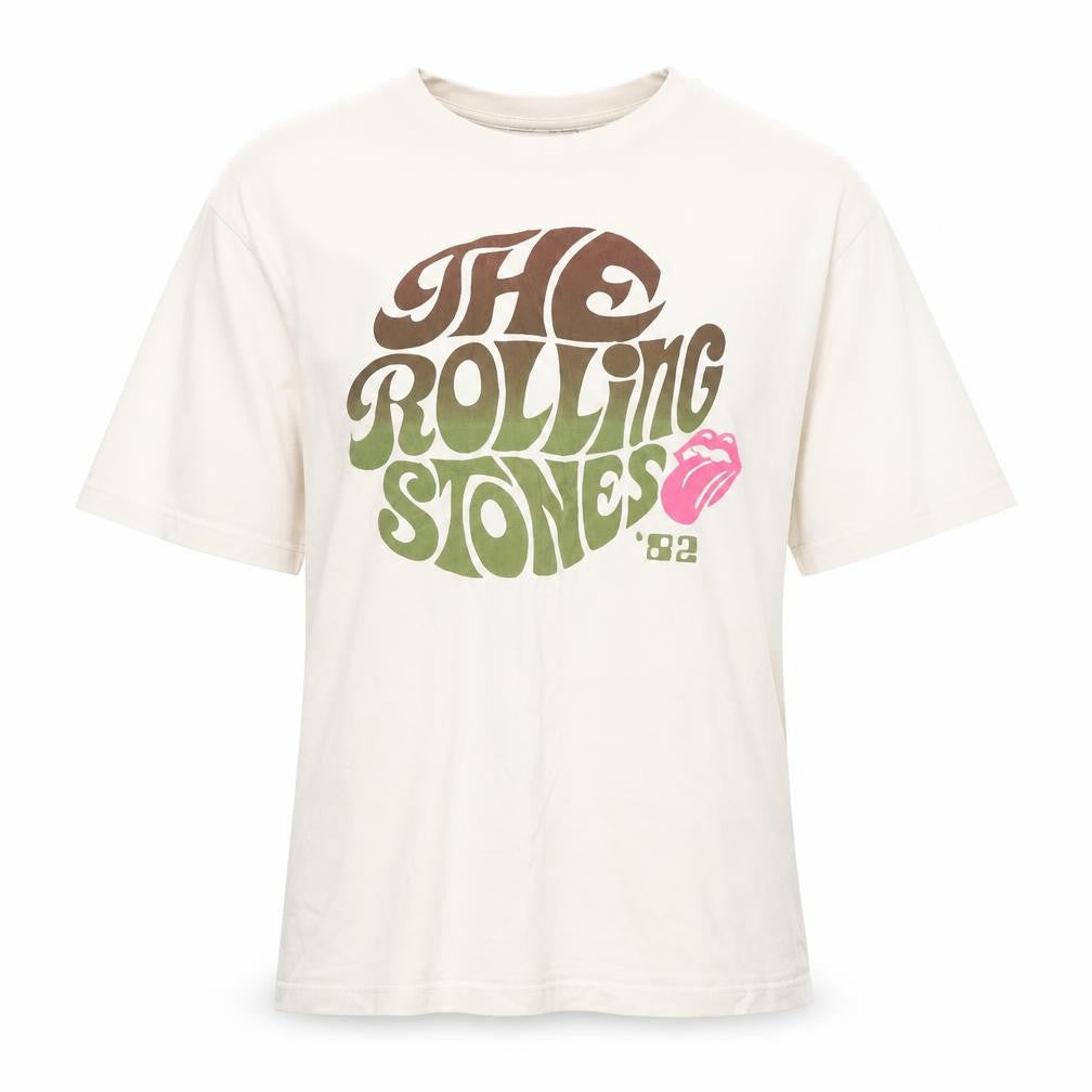 Womens UK Size S Pull & Bear Ivory Basic T-Shirt