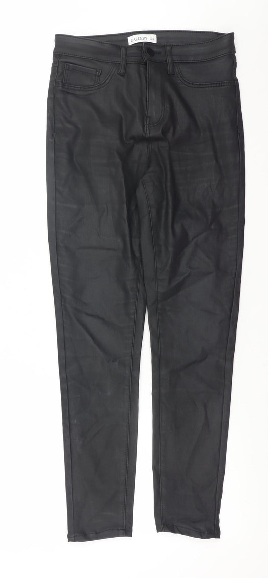 Womens UK Size 10 Gallery Slim Fit Jegging Black Trousers