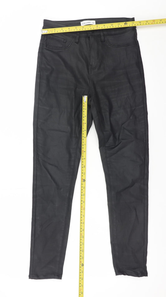 Womens UK Size 10 Gallery Slim Fit Jegging Black Trousers