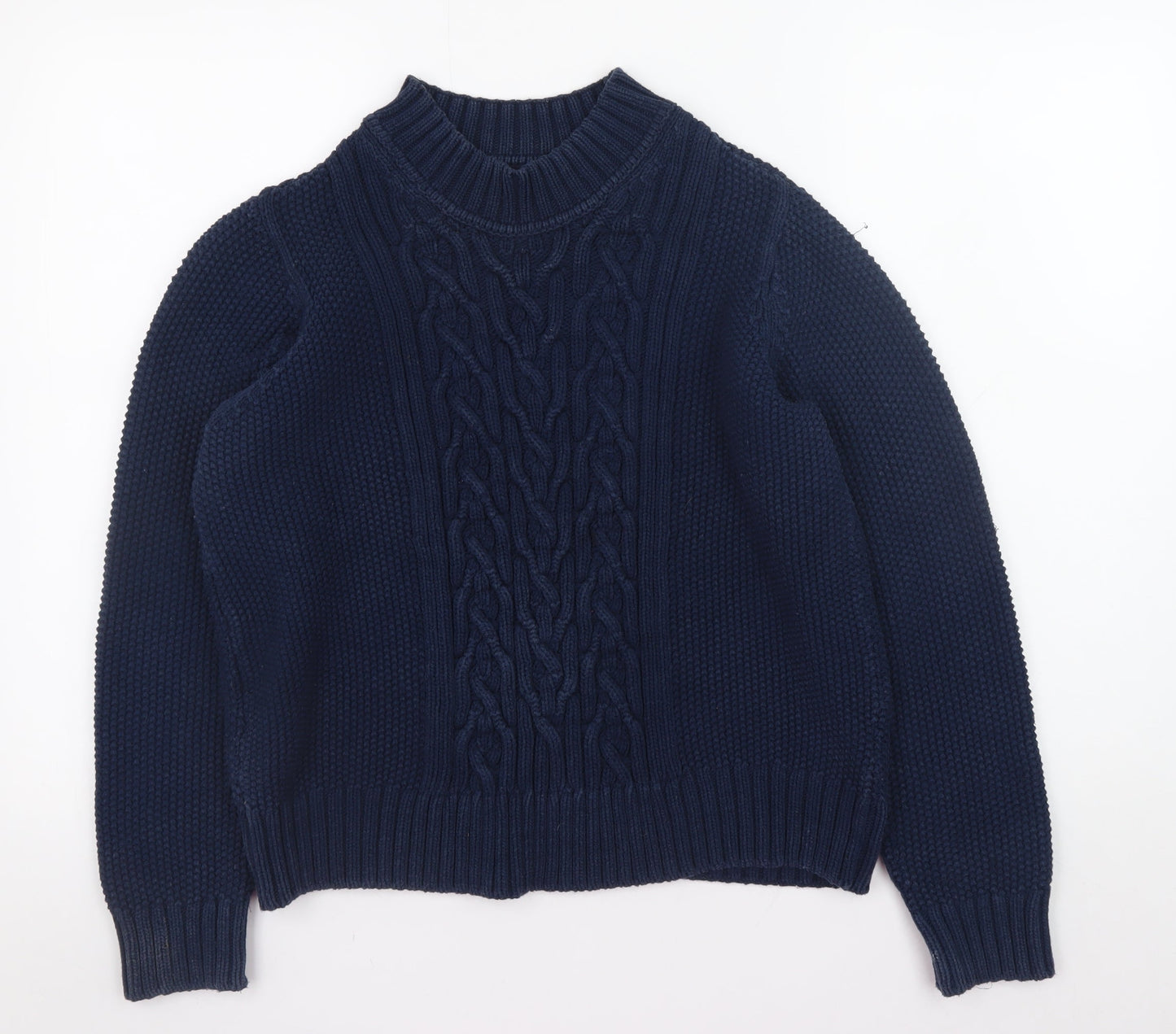 Womens UK Size 12 Marks and Spencer Blue Pullover Jumper