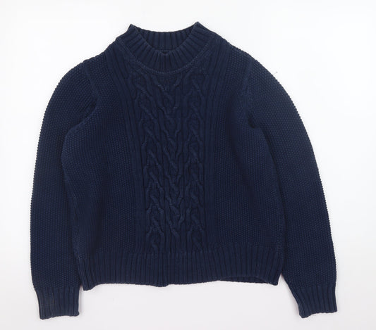 Womens UK Size 12 Marks and Spencer Blue Pullover Jumper