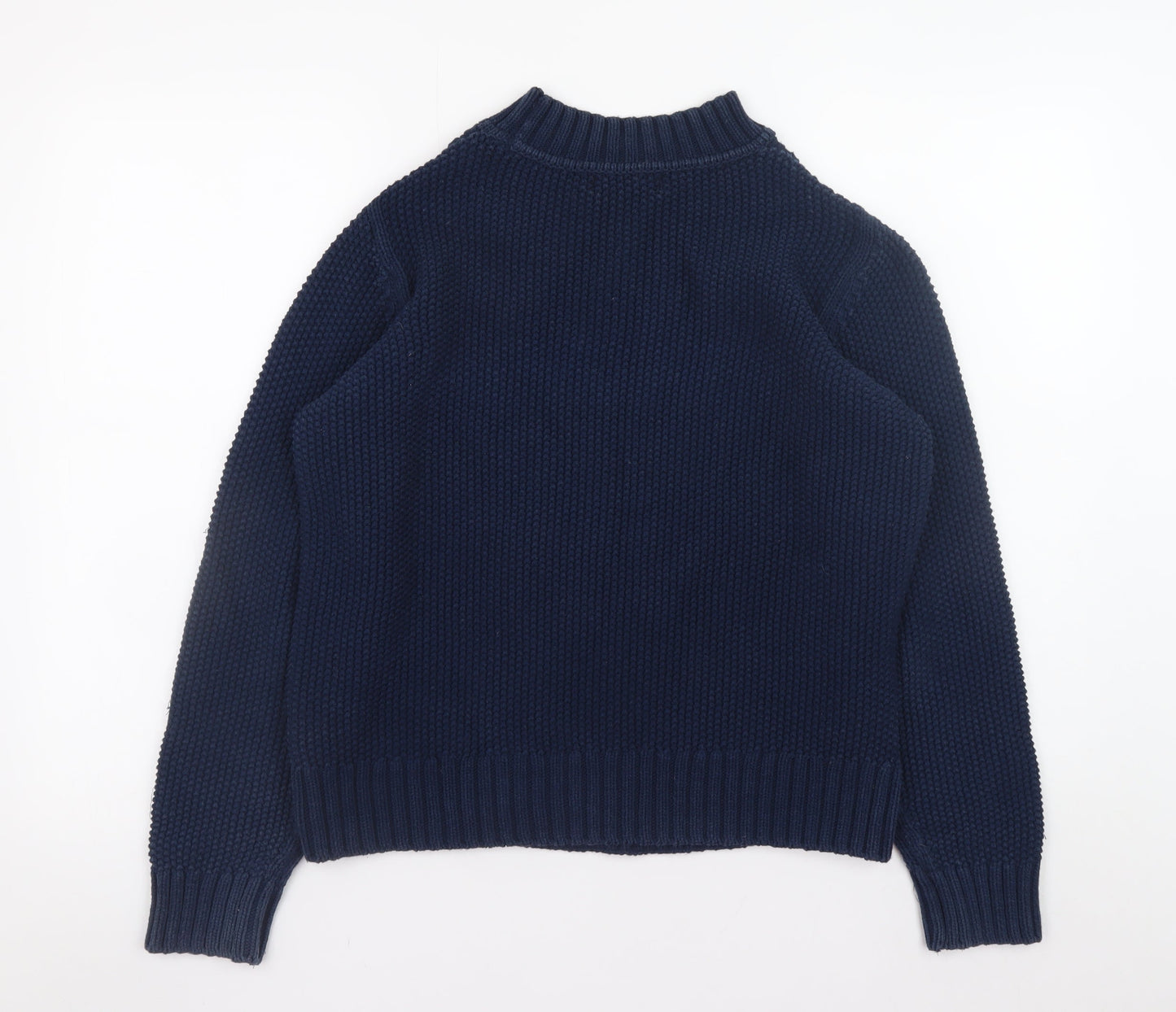 Womens UK Size 12 Marks and Spencer Blue Pullover Jumper