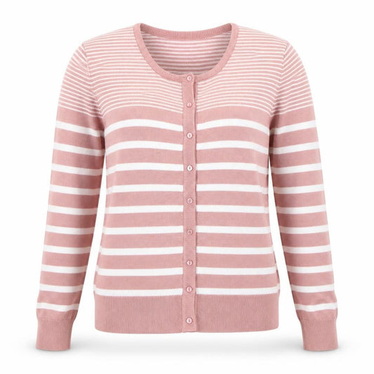 Womens UK Size M Miso Pink Cardigan Jumper