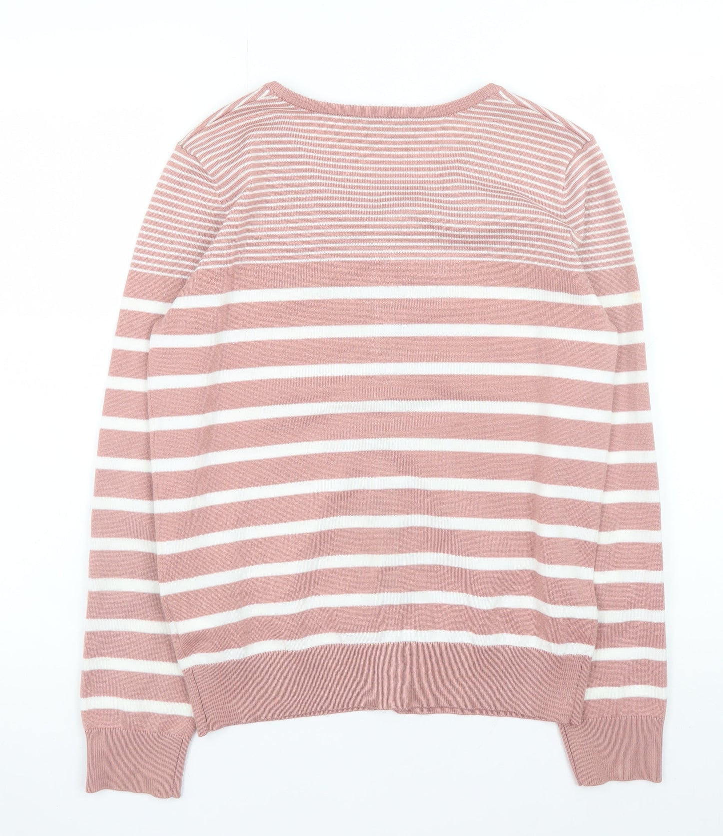 Womens UK Size M Miso Pink Cardigan Jumper