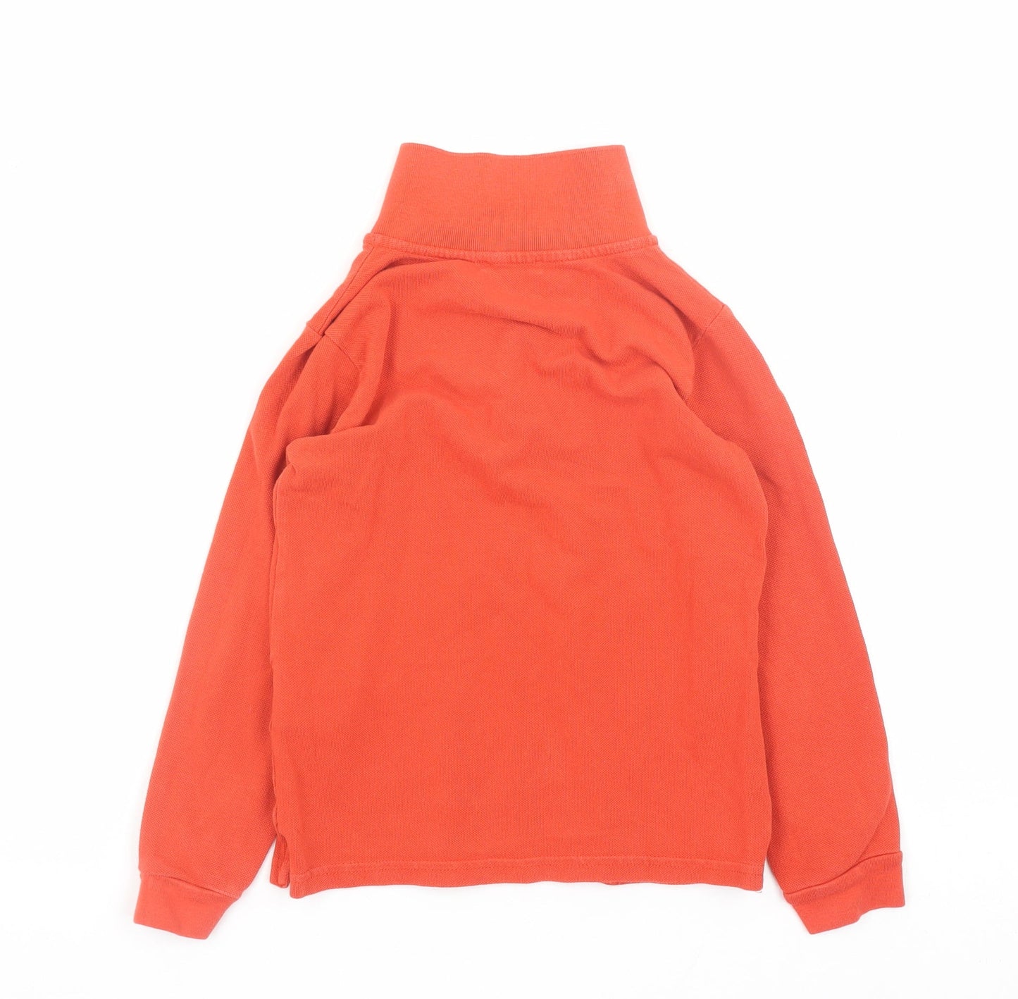 Boys UK Size 4-5 Years United Colors of Benetton Orange Basic Polo