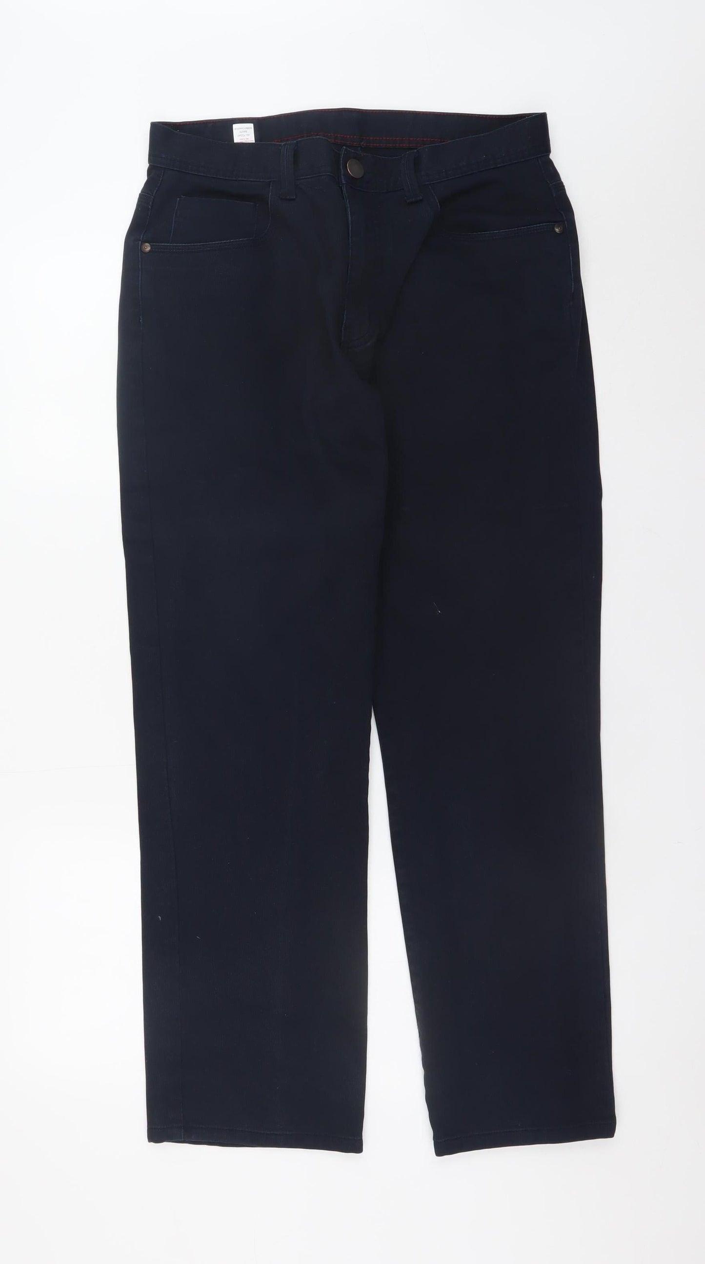 Mens UK Size 32 in St Bernard Regular Fit Chino Blue Trousers