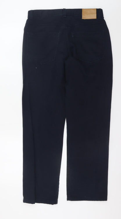 Mens UK Size 32 in St Bernard Regular Fit Chino Blue Trousers