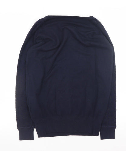 Womens UK Size S Accestar Black Cardigan Jumper