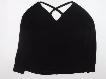 Womens UK Size 18 River Island Black Pullover Jumper