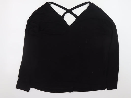 Womens UK Size 18 River Island Black Pullover Jumper