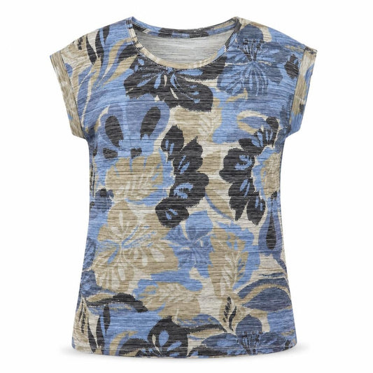 Womens UK Size S Soyaconcept Blue Basic T-Shirt