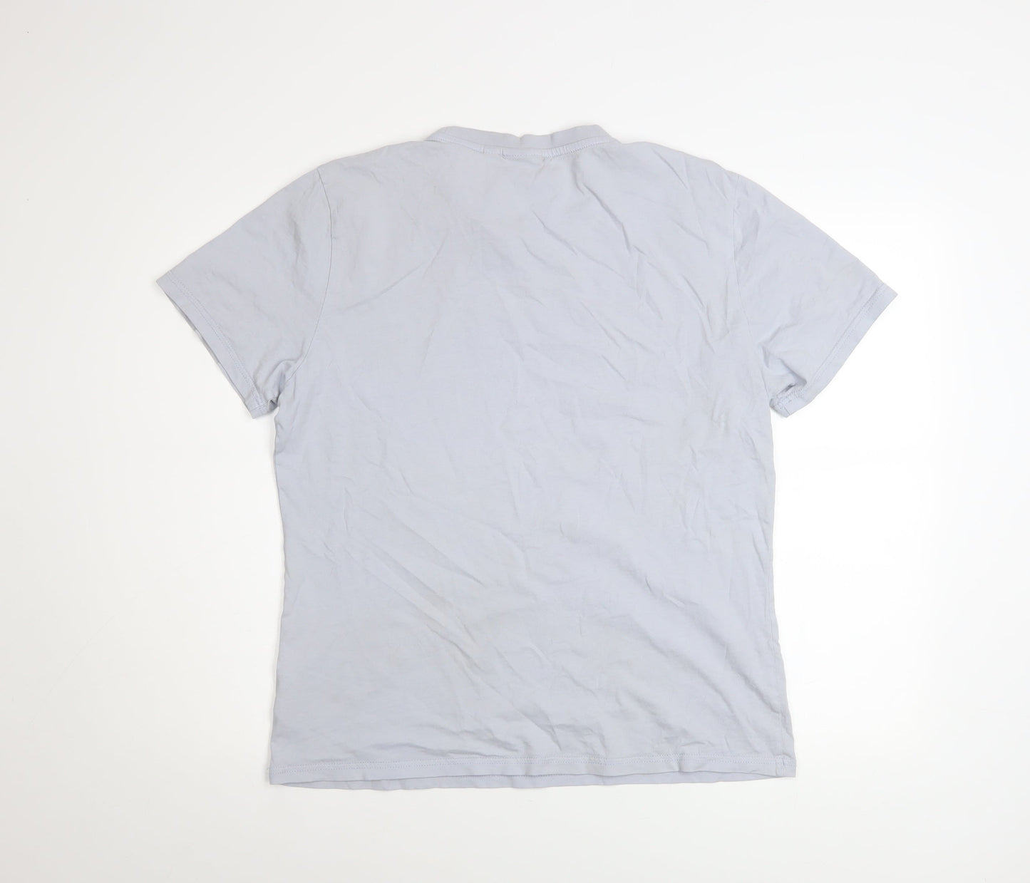 Mens UK Size L Napapijri Grey  T-Shirt