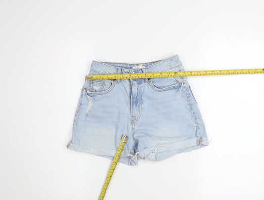 Womens UK Size 8 H&M Relaxed Fit Mom Shorts