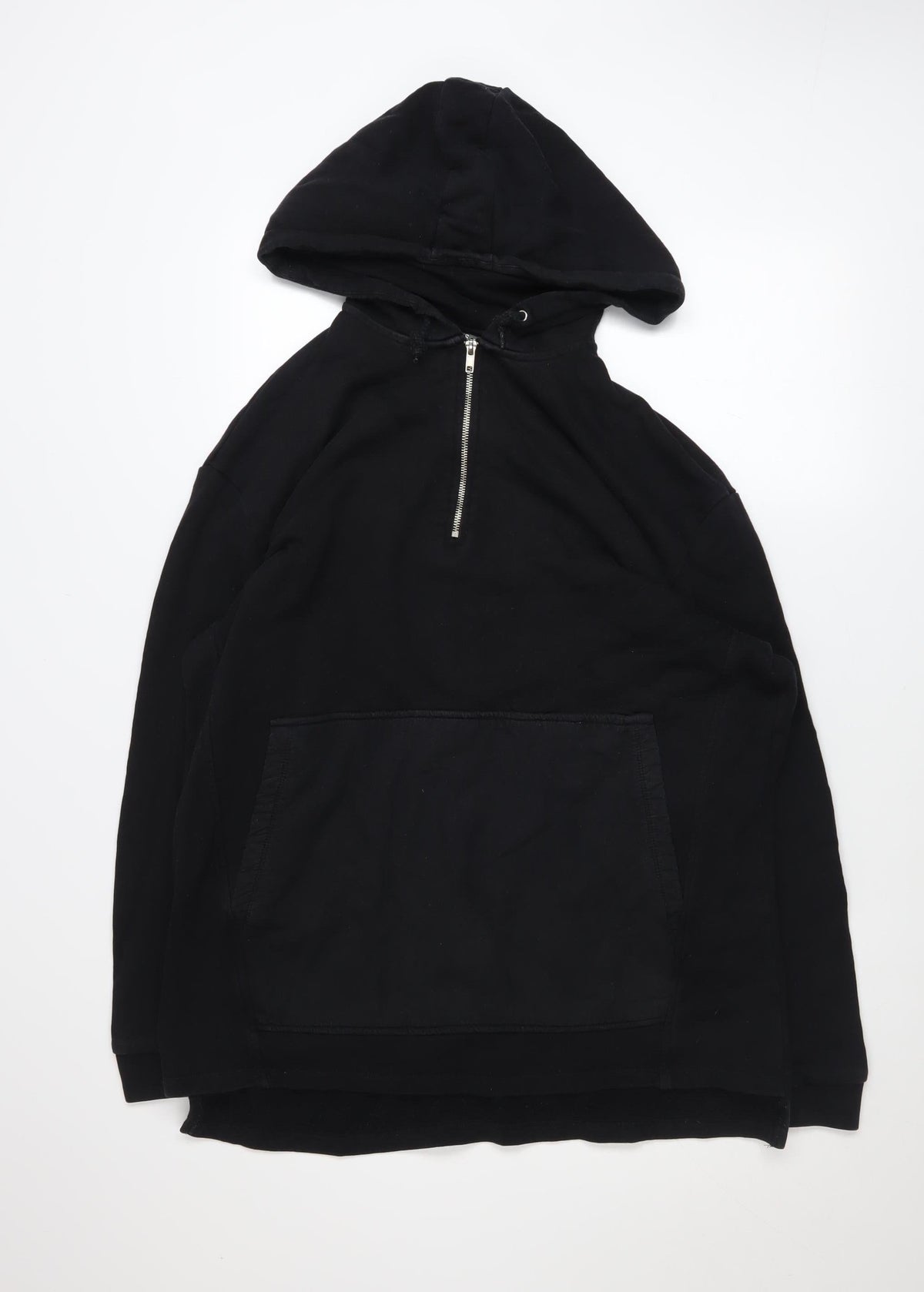 Mens UK Size M ASOS Black Pullover Hoodie