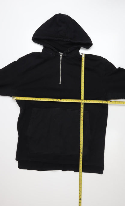 Mens UK Size M ASOS Black Pullover Hoodie